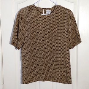 FINAL MARKDOWN Ladies' Liz Baker Essentials Printed Suit top med